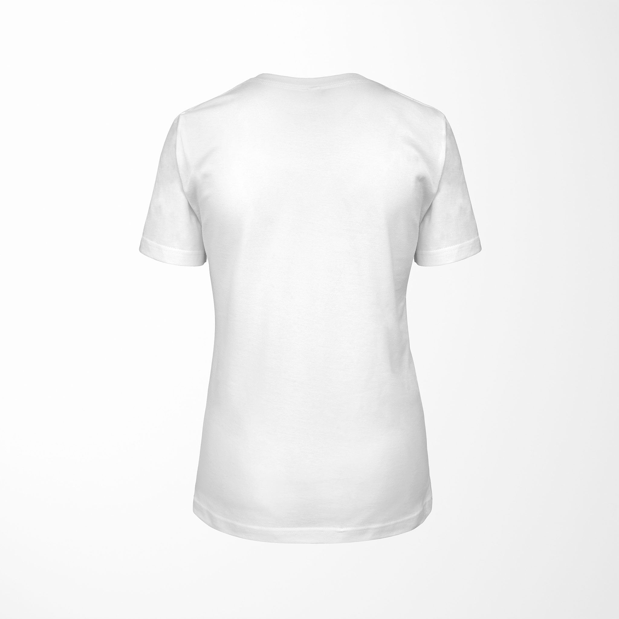 ELEMENTS Relaxed Fit Women's 100% Cotton White T-Shirt back