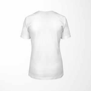 ARTIFACT Relaxed Fit Women's 100% Cotton White T-Shirt back