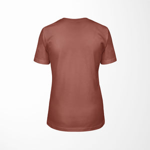 ELEMENTS Relaxed Fit Women's Triblend Clay T-Shirt back