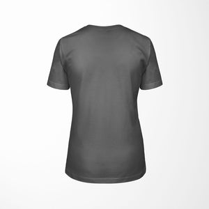 SCULPTURE Relaxed Fit Women's 100% Cotton Gray T-Shirt back